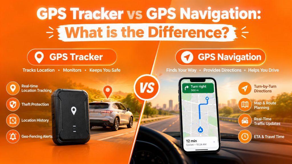 GPS Tracker vs GPS Navigation What is the Difference